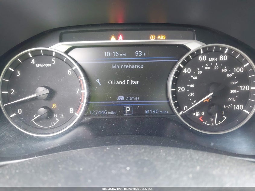 2020 Nissan Altima VIN 1N4BL4BV4LN312125 IAAI salvage auction — NORMAL WEAR, Original (Texas), sold $3,550 on 2026-07-27 (photo 7)