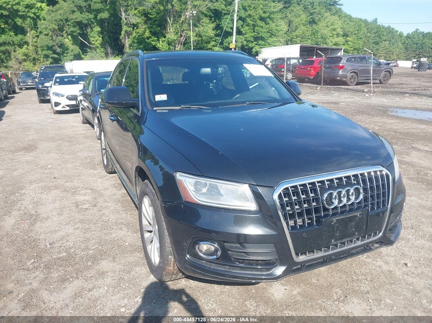 2015 Audi Q5 VIN WA1LFAFP7FA115536 IAAI salvage auction — REAR END, Salvage (Massachusetts), sold $25 on 2026-07-21 (photo 1)