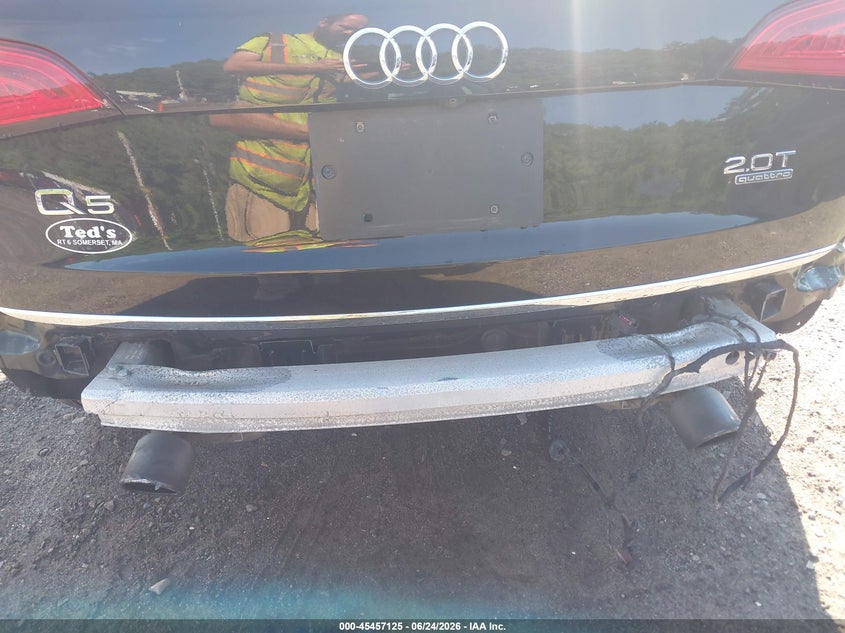 2015 Audi Q5 VIN WA1LFAFP7FA115536 IAAI salvage auction — REAR END, Salvage (Massachusetts), sold $25 on 2026-07-21 (photo 6)