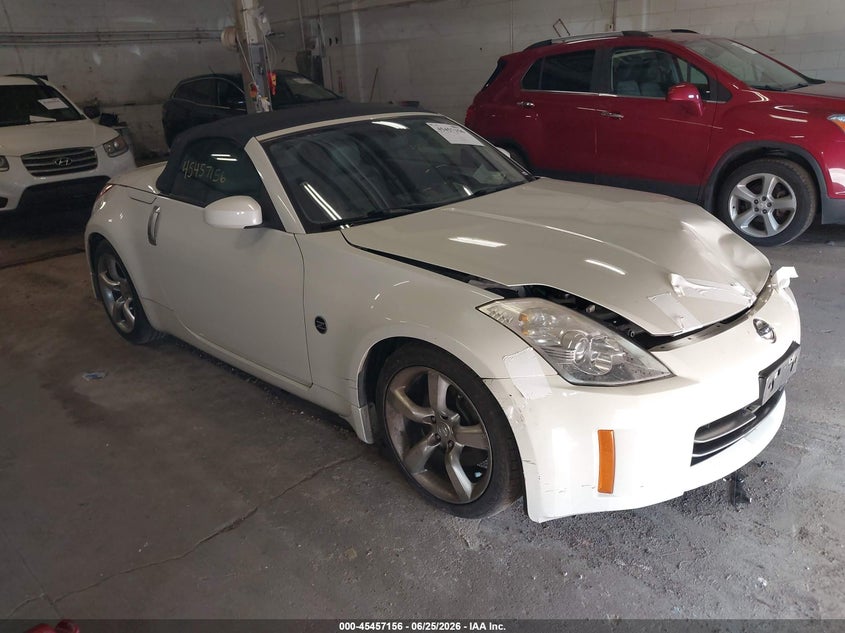 2006 Nissan 350z VIN JN1AZ36A66M455029 IAAI salvage auction — FRONT END, Salvage (Minnesota), sold $1,600 on 2026-08-02 (photo 1)