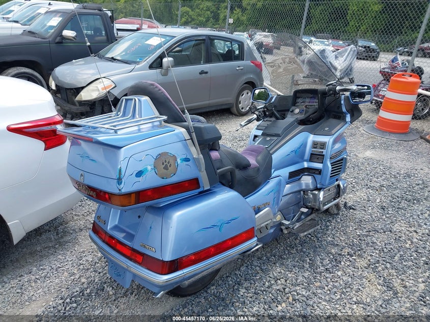 1990 Honda Gl1500 VIN 1HFSC2205LA202331 IAAI salvage auction — NORMAL WEAR, Clear (Virginia), sold $350 on 2026-07-07 (photo 4)