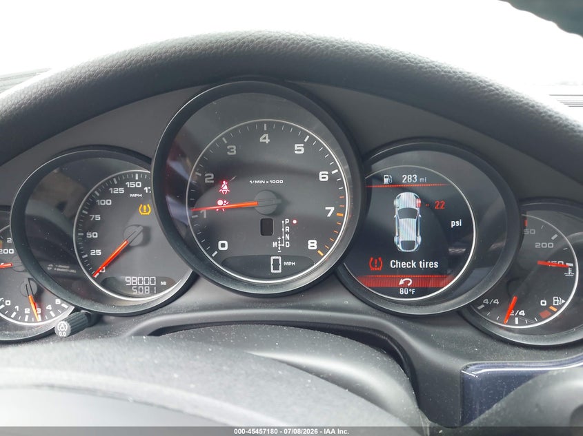 2015 Porsche Panamera VIN WP0AA2A72FL002722 IAAI salvage auction — WATER/FLOOD, Salvage Title, sold $7,000 on 2026-08-19 (photo 7)