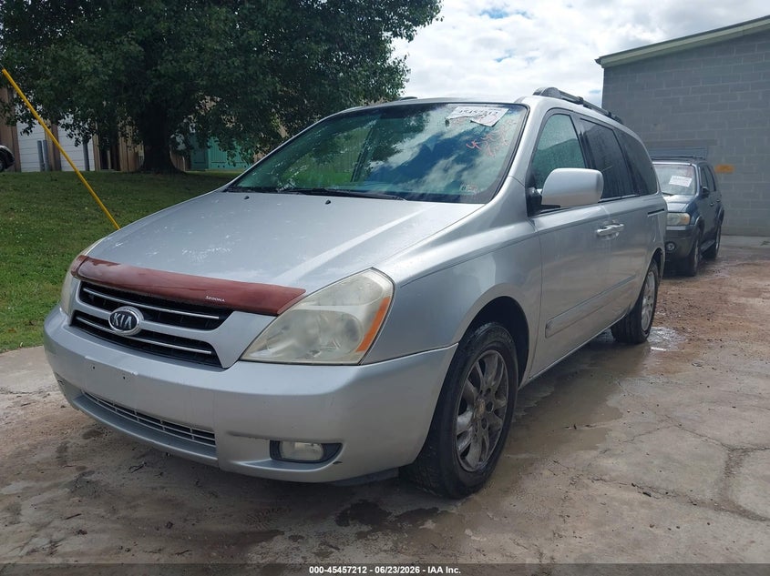 2006 Kia SEDONA VIN KNDMB233766069691 IAAI salvage auction — NORMAL WEAR, Clear (Tennessee), sold $750 on 2026-07-15 (photo 2)