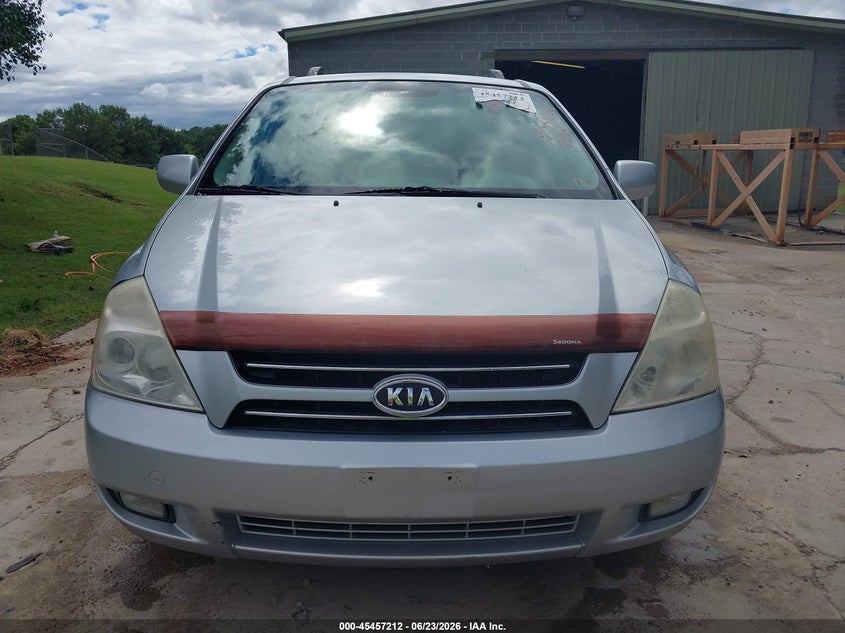 2006 Kia SEDONA VIN KNDMB233766069691 IAAI salvage auction — NORMAL WEAR, Clear (Tennessee), sold $750 on 2026-07-15 (photo 6)