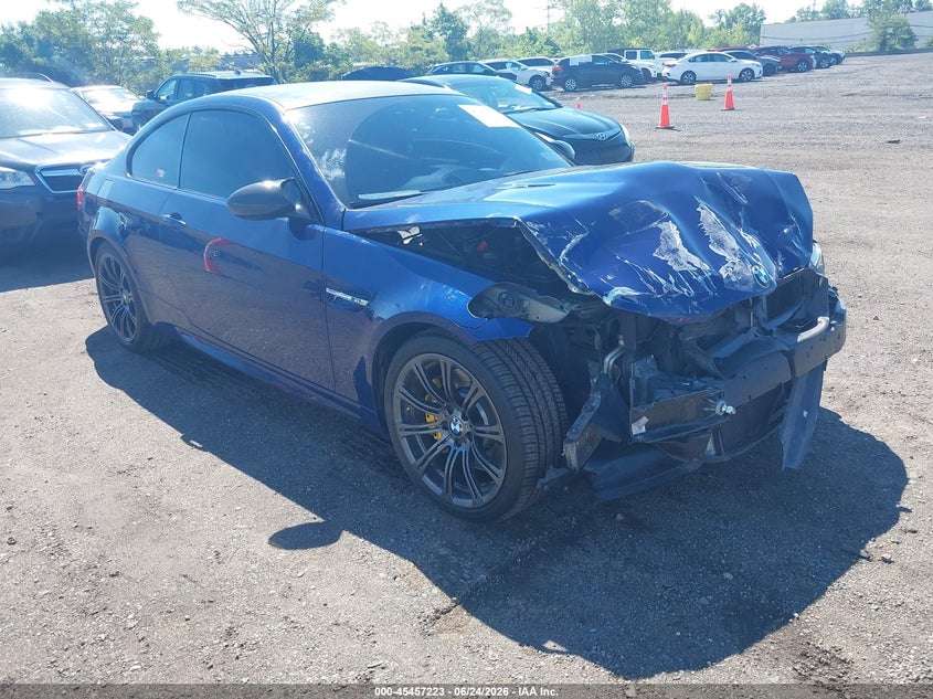 2011 BMW M3 VIN WBSKG9C55BE368589 IAAI salvage auction — FRONT END, Mv-907A (New York), sold $10,300 on 2026-07-14 (photo 1)