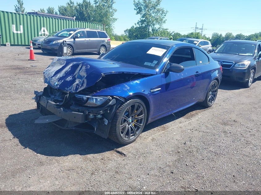2011 BMW M3 VIN WBSKG9C55BE368589 IAAI salvage auction — FRONT END, Mv-907A (New York), sold $10,300 on 2026-07-14 (photo 2)