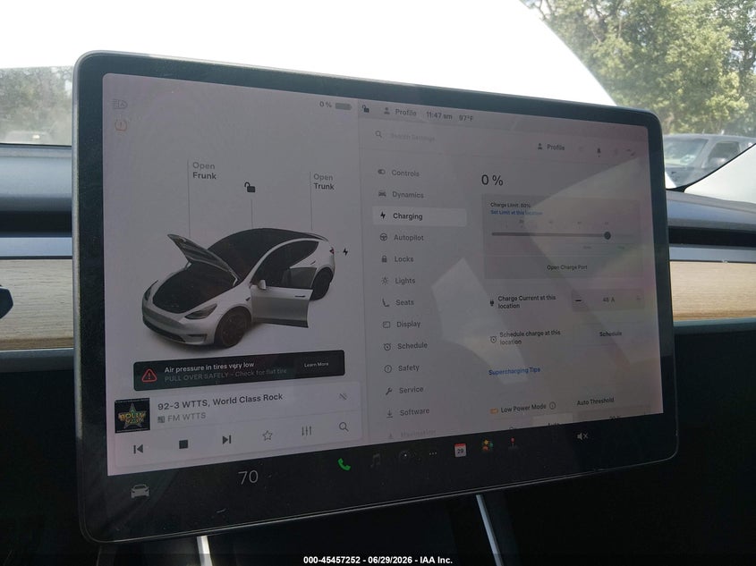 2020 Tesla Model y VIN 5YJYGDEF8LF037516 IAAI salvage auction — FRONT END, Salvage (Indiana), sold $8,450 on 2026-07-22 (photo 7)