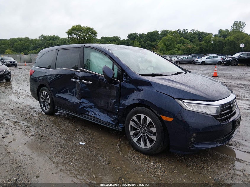 2021 Honda Odyssey VIN 5FNRL6H76MB037600 IAAI salvage auction — SIDE, Salvage (Idaho), sold $4,850 on 2026-07-10 (photo 1)
