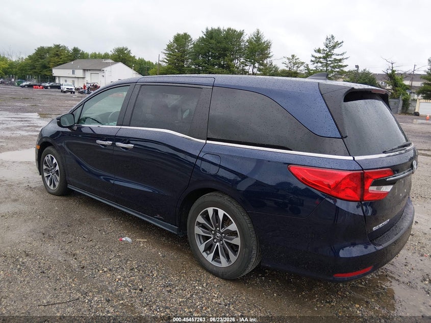 2021 Honda Odyssey VIN 5FNRL6H76MB037600 IAAI salvage auction — SIDE, Salvage (Idaho), sold $4,850 on 2026-07-10 (photo 3)