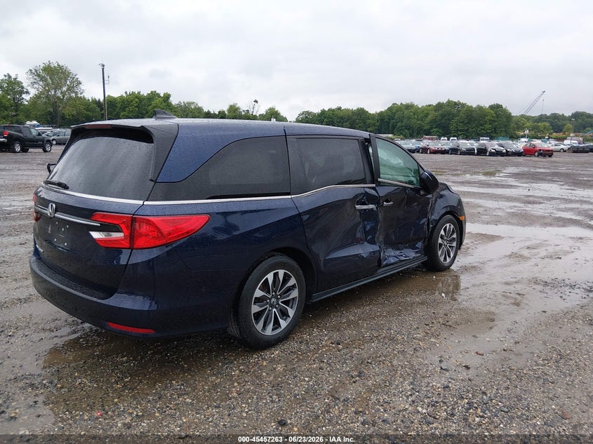 2021 Honda Odyssey VIN 5FNRL6H76MB037600 IAAI salvage auction — SIDE, Salvage (Idaho), sold $4,850 on 2026-07-10 (photo 4)