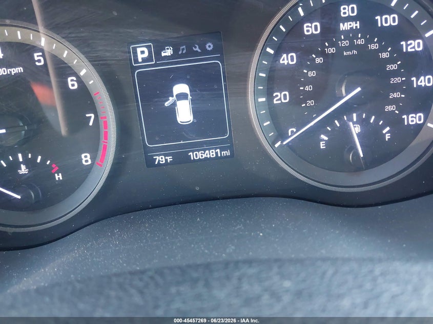 2016 Hyundai Tucson VIN KM8J3CA23GU047437 IAAI salvage auction — NORMAL WEAR, Repossession Paperwork (South Carolina), sold $2,650 on 2026-07-14 (photo 7)