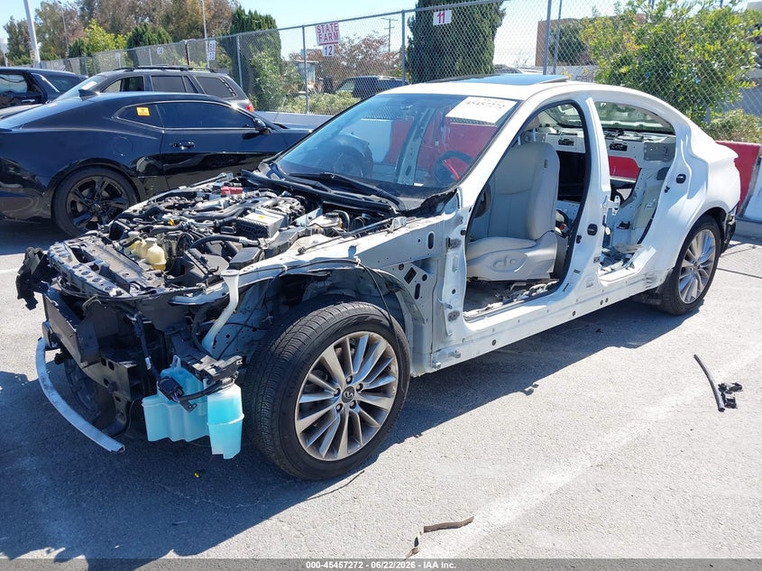 2020 Infiniti Q50 VIN JN1EV7AP4LM208362 IAAI salvage auction — THEFT, Salvage Title, sold $425 on 2026-07-29 (photo 2)