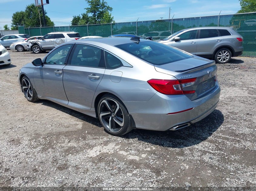 2022 Honda Accord VIN 1HGCV2F38NA018311 IAAI salvage auction — FRONT END, Salvage (Idaho), sold $16,125 on 2026-07-29 (photo 3)