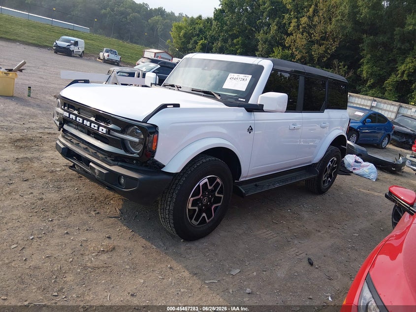 2025 Ford Bronco VIN 1FMDE8BH1SLA64520 IAAI salvage auction — FRONT END, Salvage (Tennessee), sold $20,800 on 2026-07-29 (photo 2)