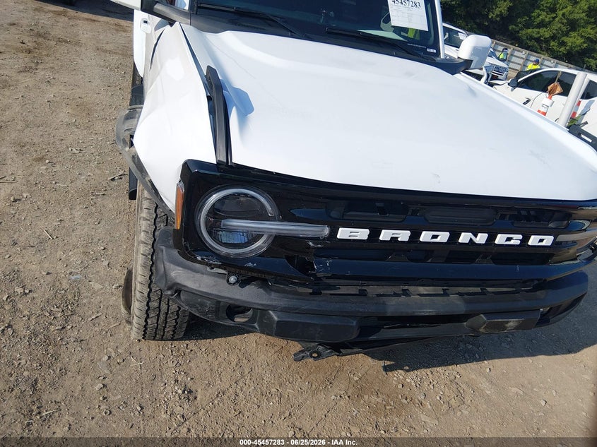 2025 Ford Bronco VIN 1FMDE8BH1SLA64520 IAAI salvage auction — FRONT END, Salvage (Tennessee), sold $20,800 on 2026-07-29 (photo 6)