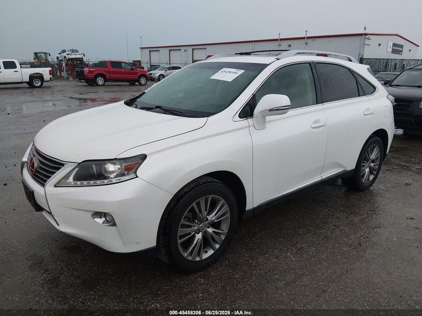 2013 Lexus Rx VIN 2T2BK1BA4DC212664 IAAI salvage auction — HAIL, Salvage (Kansas), sold $8,525 on 2026-07-31 (photo 2)
