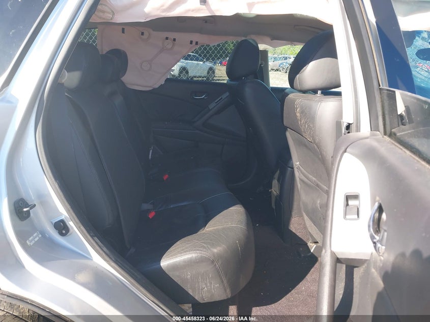 2009 Nissan Murano VIN JN8AZ18W69W204888 IAAI salvage auction — ROLLOVER, Clear (Virginia), sold $325 on 2026-07-30 (photo 8)