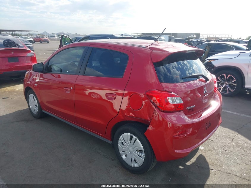 2020 Mitsubishi Mirage VIN ML32A3HJ0LH000920 IAAI salvage auction — LEFT REAR, Salvage (Arizona), sold $2,800 on 2026-07-14 (photo 3)