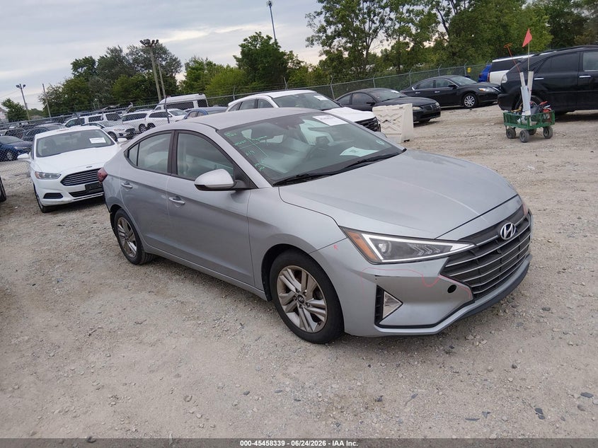 2020 Hyundai Elantra VIN KMHD84LF6LU975757 IAAI salvage auction — REAR END, Salvage (Illinois), sold $2,350 on 2026-07-28 (photo 1)