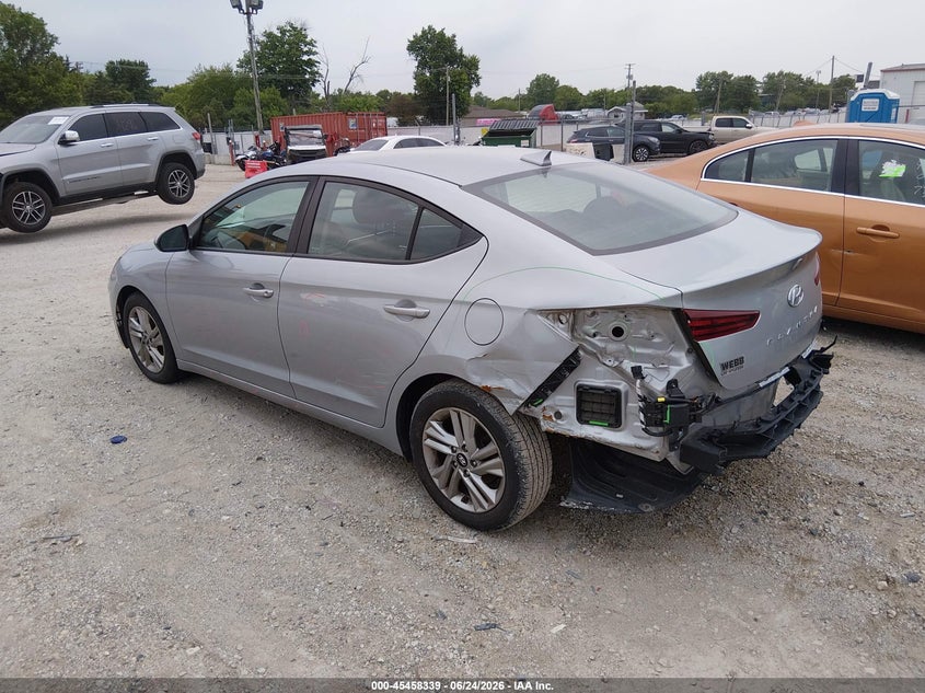 2020 Hyundai Elantra VIN KMHD84LF6LU975757 IAAI salvage auction — REAR END, Salvage (Illinois), sold $2,350 on 2026-07-28 (photo 3)