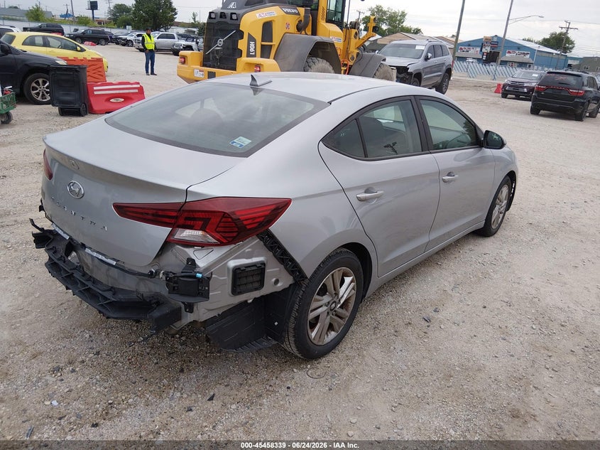 2020 Hyundai Elantra VIN KMHD84LF6LU975757 IAAI salvage auction — REAR END, Salvage (Illinois), sold $2,350 on 2026-07-28 (photo 4)