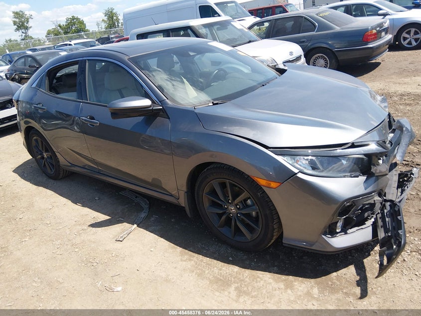 2021 Honda Civic VIN SHHFK7H6XMU202212 IAAI salvage auction — FRONT END, Salvage Title, sold $3,950 on 2026-07-23 (photo 1)
