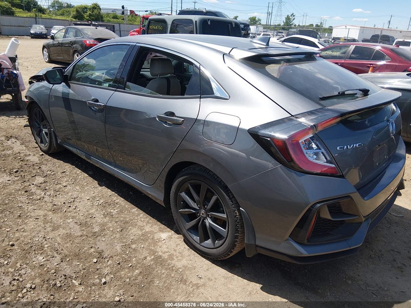 2021 Honda Civic VIN SHHFK7H6XMU202212 IAAI salvage auction — FRONT END, Salvage Title, sold $3,950 on 2026-07-23 (photo 3)
