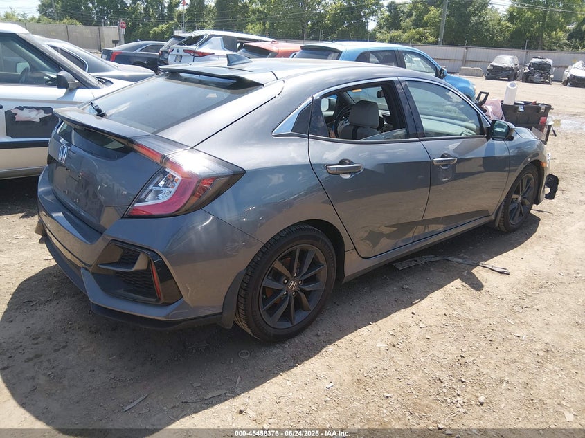2021 Honda Civic VIN SHHFK7H6XMU202212 IAAI salvage auction — FRONT END, Salvage Title, sold $3,950 on 2026-07-23 (photo 4)