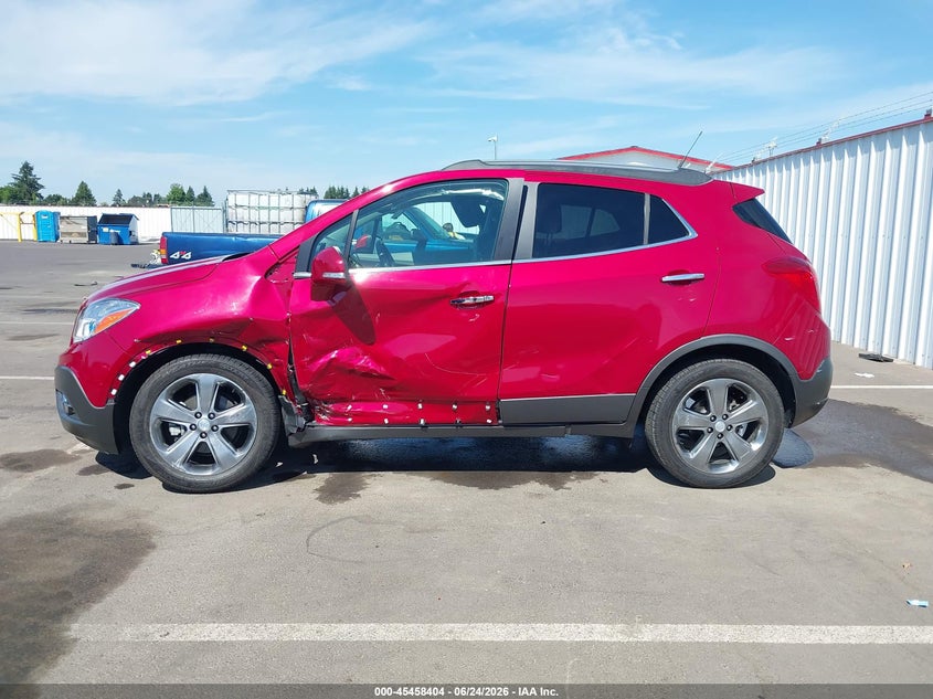 2014 Buick Encore VIN KL4CJBSB4EB615645 IAAI salvage auction — LEFT SIDE, Salvage (Oregon), sold $25 on 2026-09-11 (photo 6)