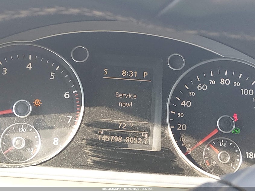 2013 Volkswagen Passat cc VIN WVWBN7AN4DE522328 IAAI salvage auction — HAIL, Clear (Colorado), sold $25 on 2026-07-28 (photo 7)