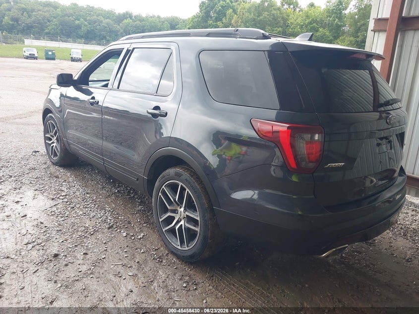 2017 Ford Explorer sport trac VIN 1FM5K8GT7HGA55221 IAAI salvage auction — NORMAL WEAR, Clear (Tennessee), sold $4,000 on 2026-07-08 (photo 3)