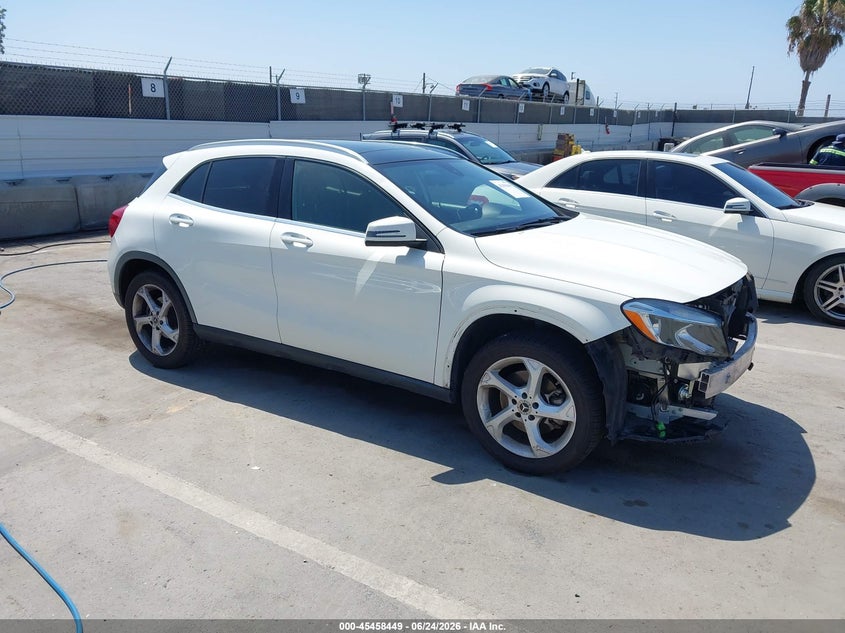 2018 Mercedes-benz Gla-klasse VIN WDCTG4GB0JJ415459 IAAI salvage auction — FRONT END, Salvage Title, sold $2,250 on 2026-07-29 (photo 1)