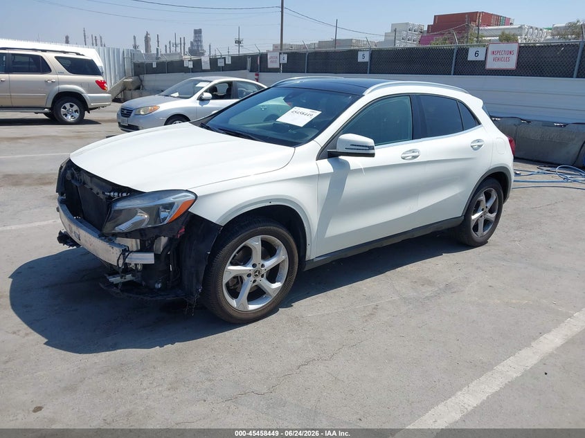 2018 Mercedes-benz Gla-klasse VIN WDCTG4GB0JJ415459 IAAI salvage auction — FRONT END, Salvage Title, sold $2,250 on 2026-07-29 (photo 2)
