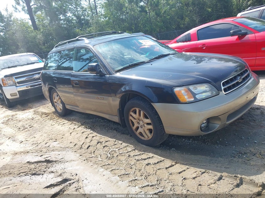 2000 Subaru Outback VIN 4S3BH6862Y7629193 IAAI salvage auction — WATER/FLOOD, Salvage (Mississippi), sold $225 on 2026-07-31 (photo 1)