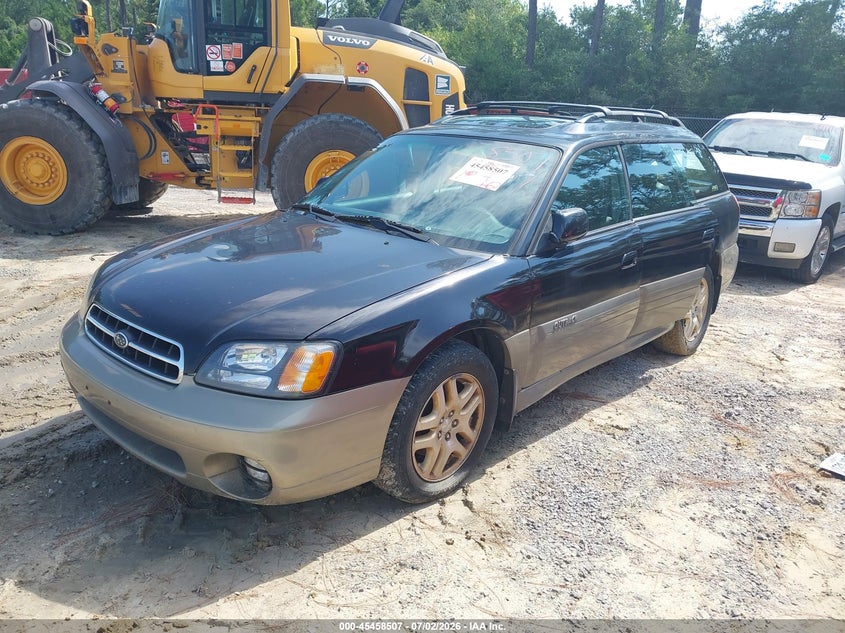2000 Subaru Outback VIN 4S3BH6862Y7629193 IAAI salvage auction — WATER/FLOOD, Salvage (Mississippi), sold $225 on 2026-07-31 (photo 2)