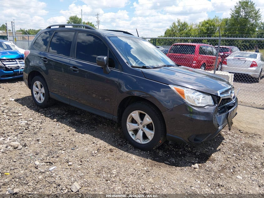 2016 Subaru Forester VIN JF2SJAFC8GH496028 IAAI salvage auction — FRONT END, Salvage (Ohio), sold $1,200 on 2026-07-22 (photo 1)