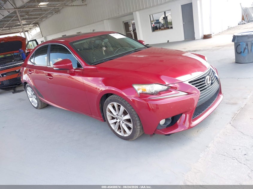 2014 Lexus Is VIN JTHBF1D29E5037467 IAAI salvage auction — REAR END, Salvage Title, sold $2,500 on 2026-07-29 (photo 1)