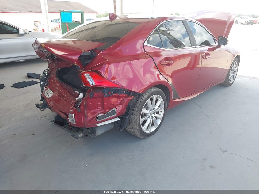 2014 Lexus Is VIN JTHBF1D29E5037467 IAAI salvage auction — REAR END, Salvage Title, sold $2,500 on 2026-07-29 (photo 6)