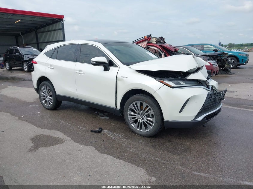 2021 Toyota Venza VIN JTEAAAAH8MJ024280 IAAI salvage auction — FRONT END, Salvage Title, sold $12,600 on 2026-07-30 (photo 1)