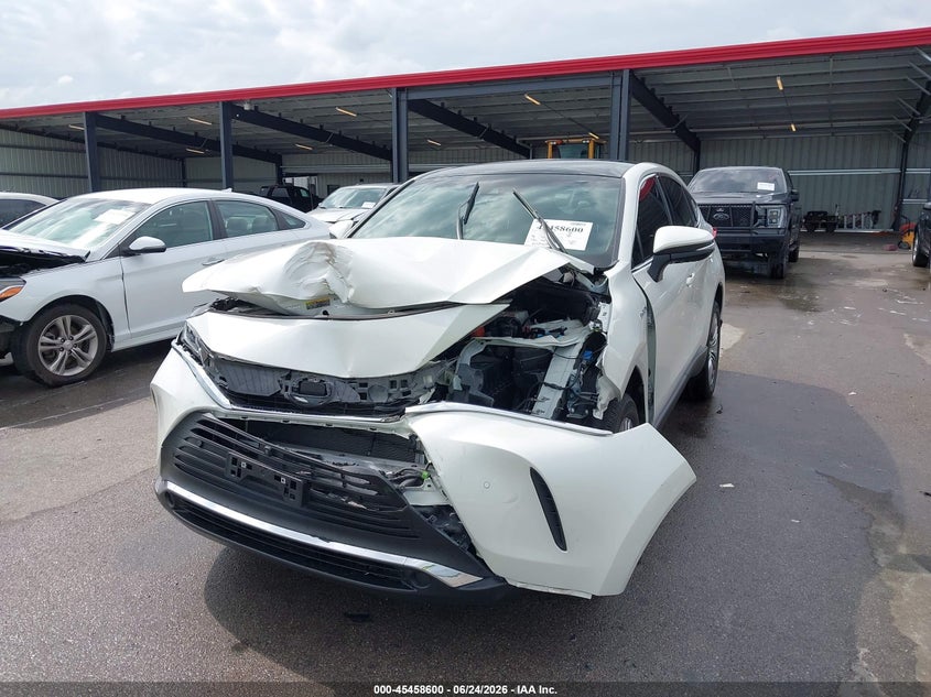 2021 Toyota Venza VIN JTEAAAAH8MJ024280 IAAI salvage auction — FRONT END, Salvage Title, sold $12,600 on 2026-07-30 (photo 6)