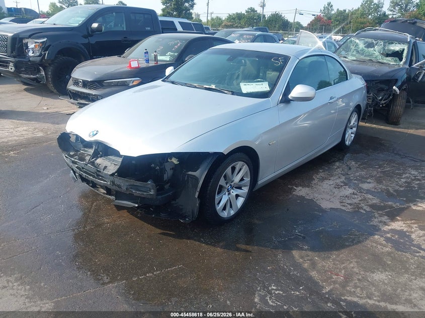 2013 BMW 3er VIN WBADW3C51DJ525588 IAAI salvage auction — FRONT END, Salvage (North Carolina), sold $3,400 on 2026-08-10 (photo 2)