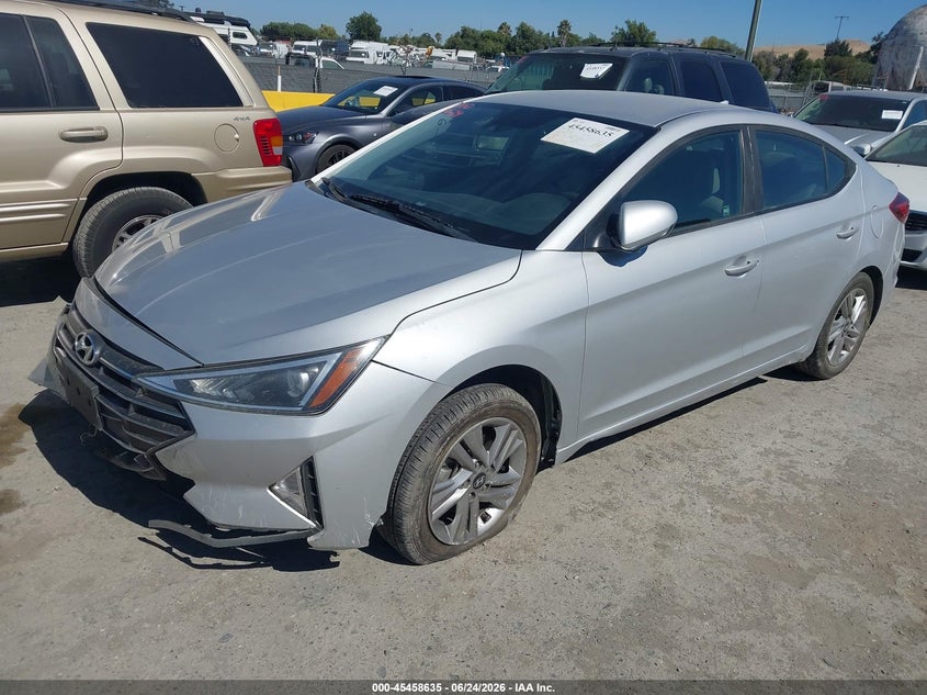 2019 Hyundai Elantra VIN KMHD84LF5KU770817 IAAI salvage auction — RIGHT FRONT, Salvage (Arizona), sold $1,325 on 2026-07-23 (photo 2)