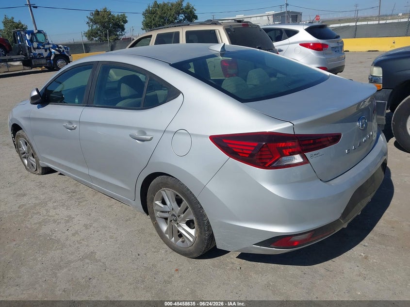 2019 Hyundai Elantra VIN KMHD84LF5KU770817 IAAI salvage auction — RIGHT FRONT, Salvage (Arizona), sold $1,325 on 2026-07-23 (photo 3)
