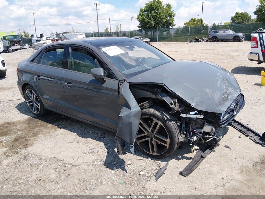 2018 Audi A3 VIN WAUB8GFF4J1041617 IAAI salvage auction — FRONT END, Salvage (Pennsylvania), sold $625 on 2026-07-24 (photo 1)