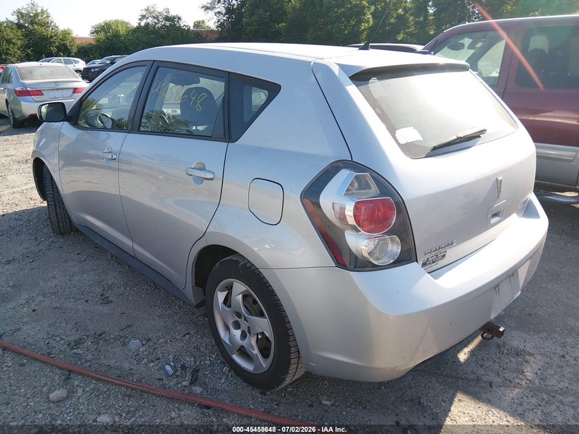 2009 Pontiac Vibe VIN 5Y2SL67849Z451584 IAAI salvage auction — NORMAL WEAR, Original (Ohio), sold $25 on 2026-07-21 (photo 3)