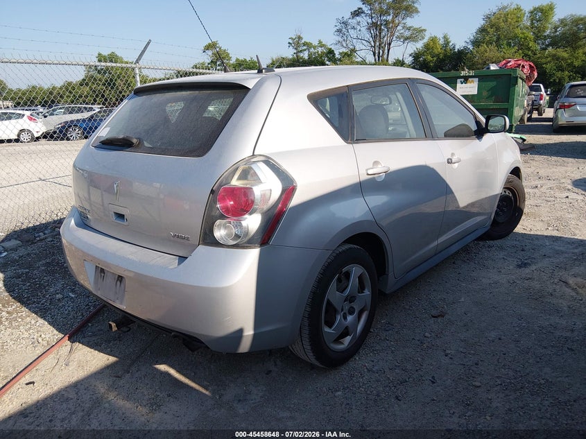 2009 Pontiac Vibe VIN 5Y2SL67849Z451584 IAAI salvage auction — NORMAL WEAR, Original (Ohio), sold $25 on 2026-07-21 (photo 4)
