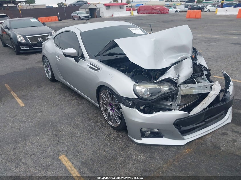 2014 Subaru Brz VIN JF1ZCAC11E9602715 IAAI salvage auction — FRONT END, Salvage (California), sold $2,300 on 2026-07-13 (photo 1)