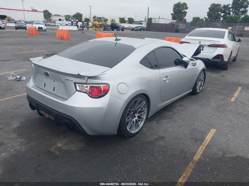 2014 Subaru Brz VIN JF1ZCAC11E9602715 IAAI salvage auction — FRONT END, Salvage (California), sold $2,300 on 2026-07-13 (photo 4)