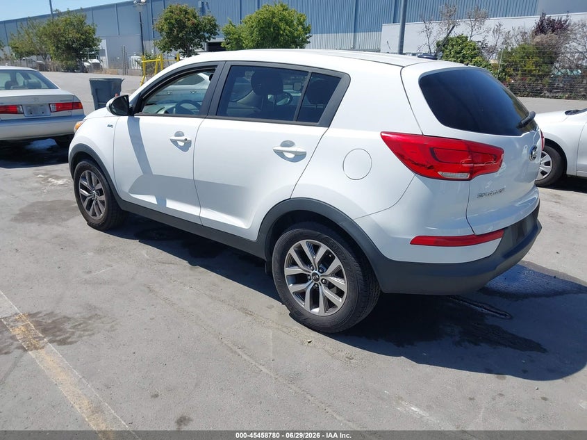 2014 Kia Sportage VIN KNDPBCAC1E7549451 IAAI salvage auction — NORMAL WEAR, Clear - Dealer Only (California), sold $950 on 2026-07-13 (photo 3)