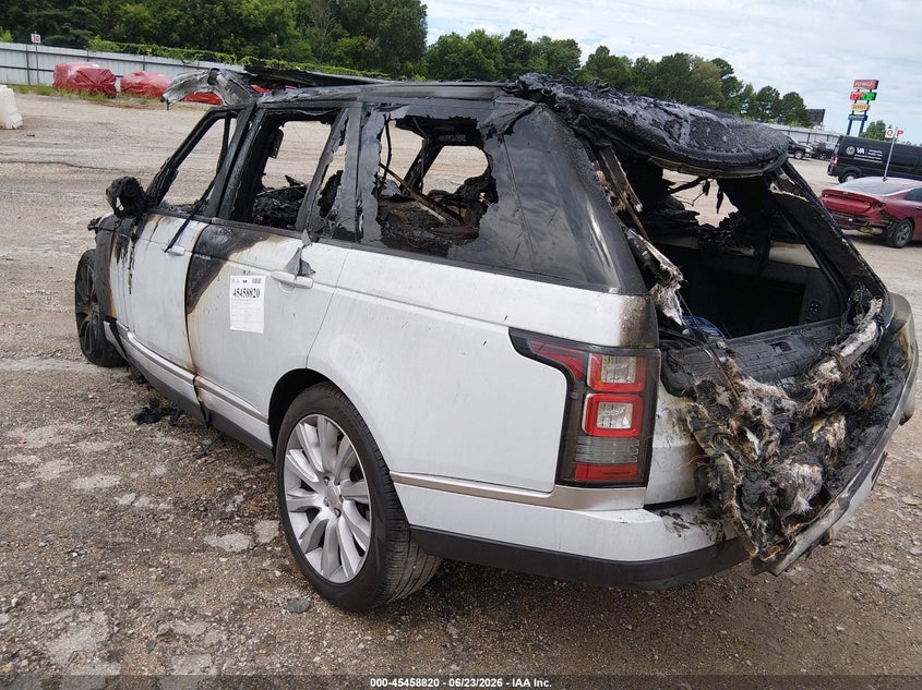 2015 Land rover RANGE ROVER VIN SALGS2TF3FA228221 IAAI salvage auction — BURN, Salvage (Louisiana), sold $50 on 2026-07-29 (photo 3)